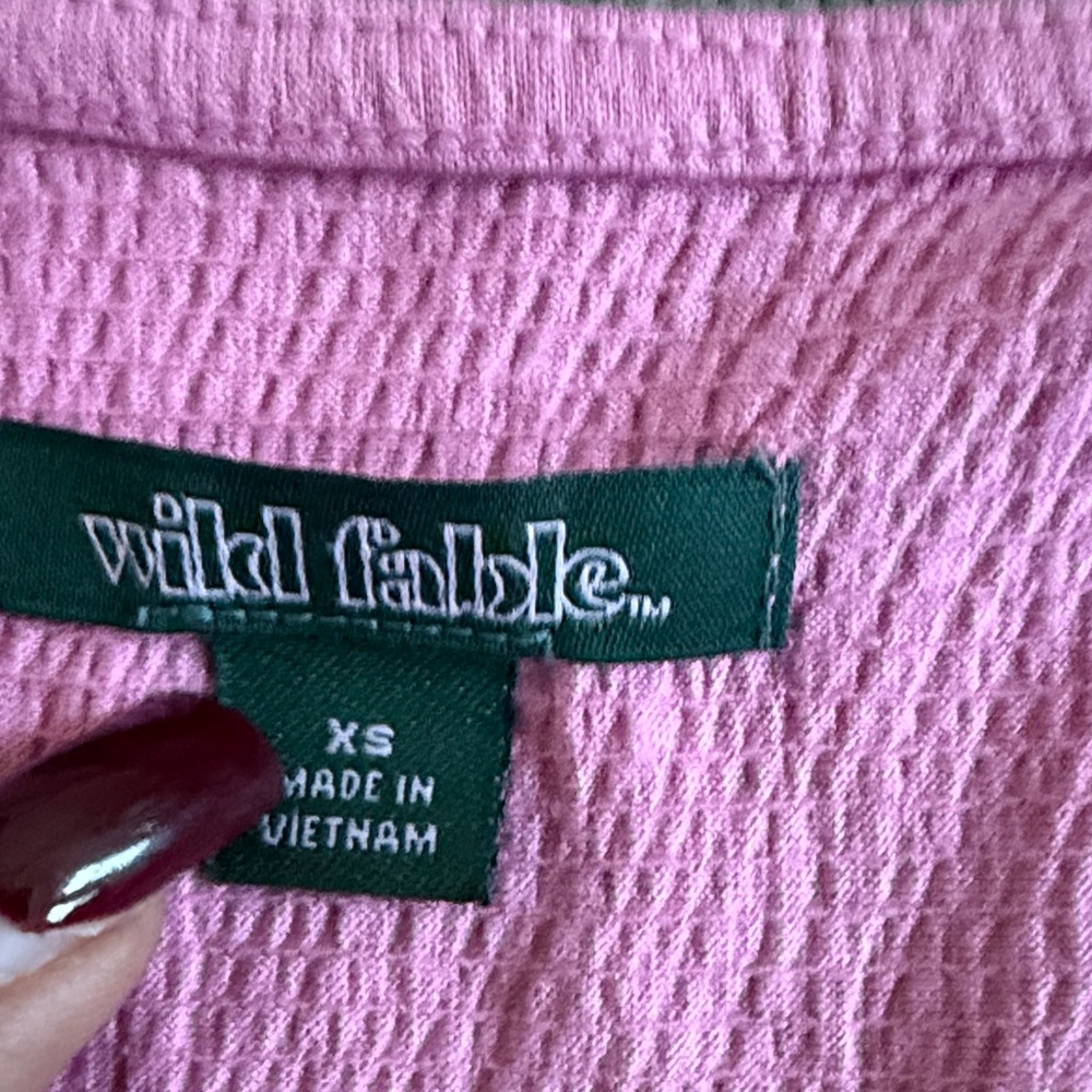 Wild Fable Lavender Bow-Tie Mini Dress - Picture 2 of 5